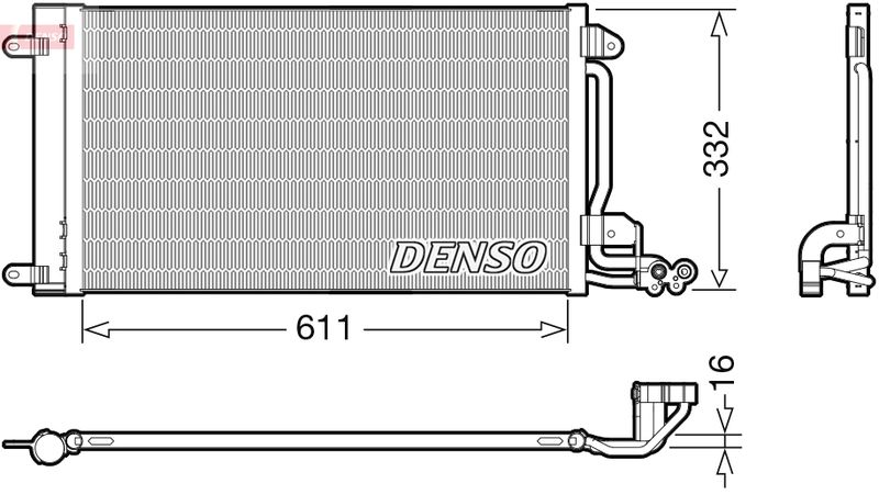 Skraplacz, klimatyzacja Denso DCN02034