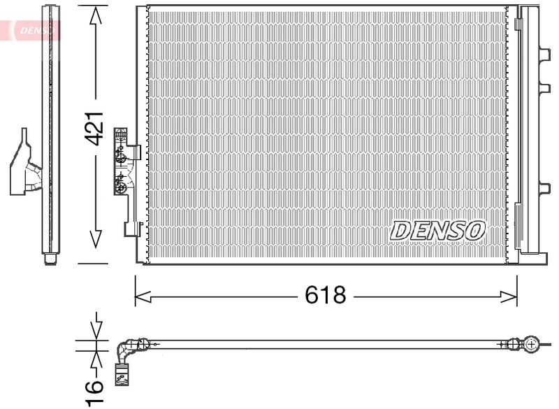 Skraplacz, klimatyzacja Denso DCN05016