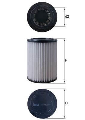 Filtr powietrza KNECHT LX 5363