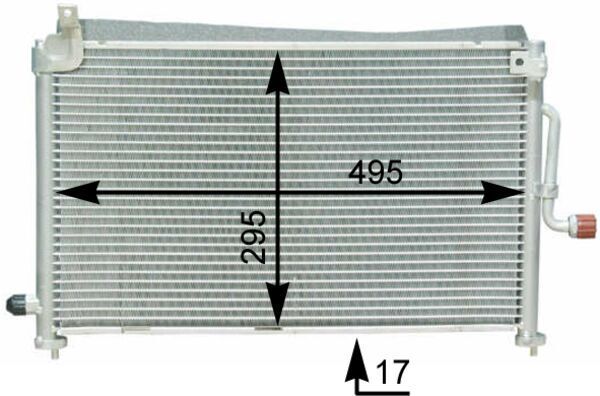 Skraplacz, klimatyzacja MAHLE AC416000S