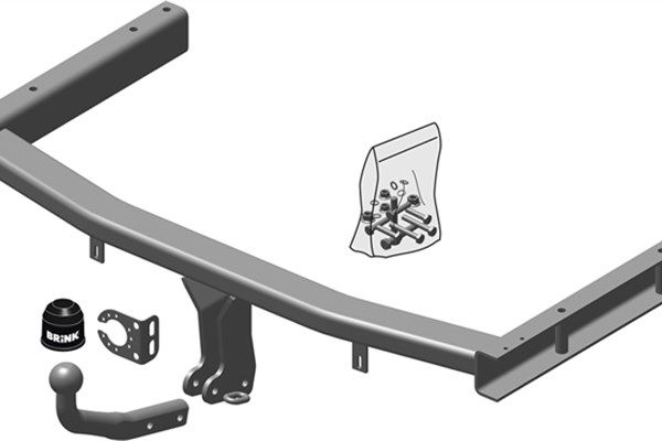 Zestaw zaczepu przyczepy BRINK 518300