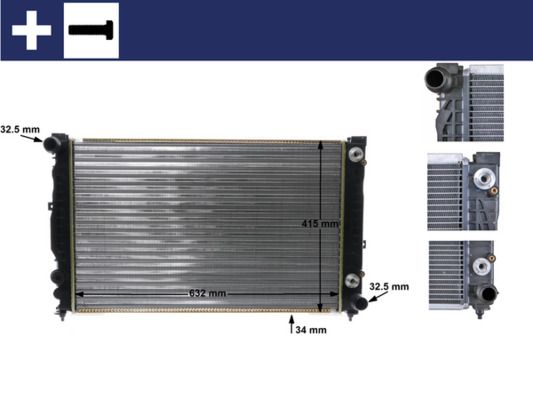 Chłodnica, układ chłodzenia silnika MAHLE CR648000S