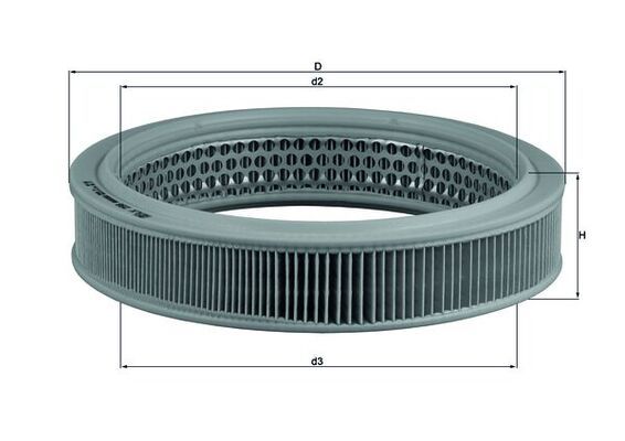 Filtr powietrza MAHLE LX298
