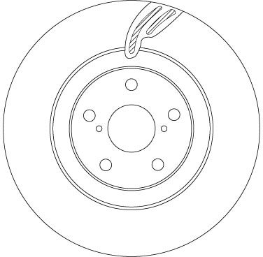 Tarcza hamulcowa TRW DF6792S