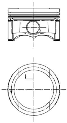 Tłok KOLBENSCHMIDT 99792620