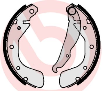 Zestaw szczęk hamulcowych BREMBO S 59 511