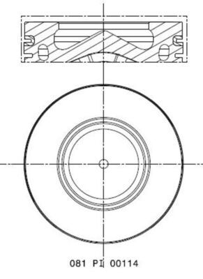 Tłok MAHLE 081PI00114000