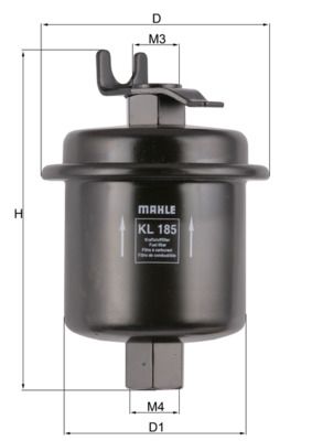 Filtr paliwa MAHLE KL185
