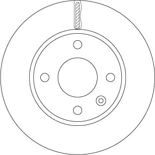 Tarcza hamulcowa TRW DF6783