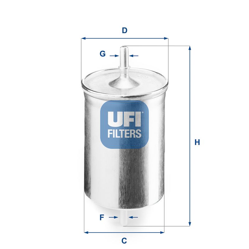 Filtr paliwa UFI 31.718.00