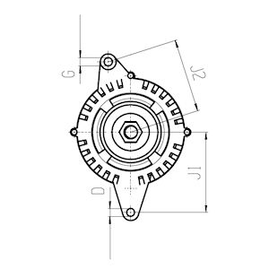 Alternator HC-CARGO F032114322