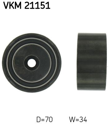 rolka kierunkowa / prowadząca, pasek rozrządu SKF VKM 21151