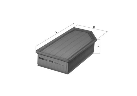 Filtr powietrza MAHLE LX2788