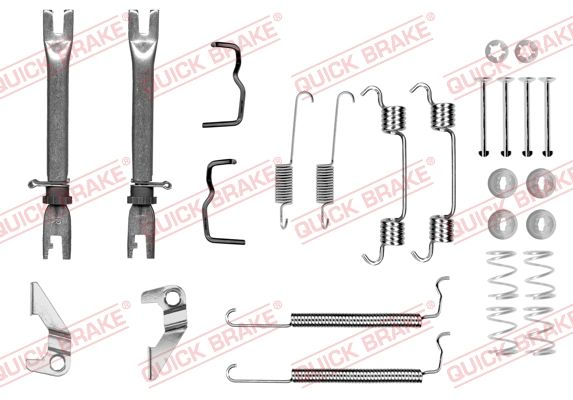 Zestaw akcesoriów, szczęki hamulcowe QUICK BRAKE 105-0849S