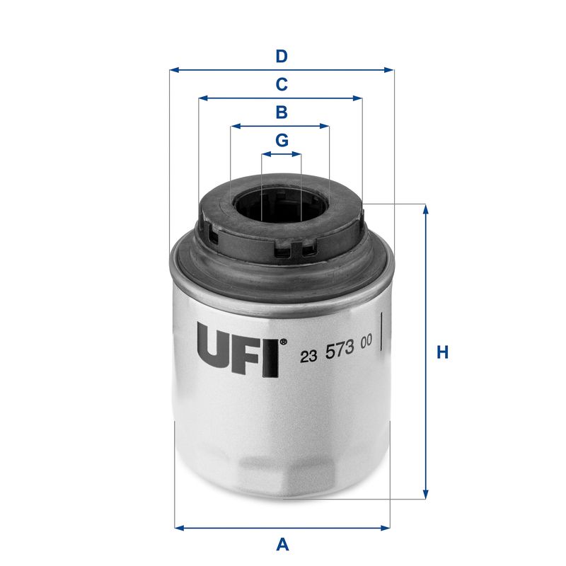 Filtr oleju UFI 23.573.00