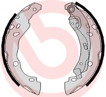 Zestaw szczęk hamulcowych BREMBO S 68 525