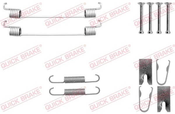Zestaw akcesoriów, szczęki hamulcowe QUICK BRAKE 105-0042