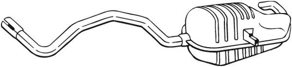 Tłumik końcowy BOSAL 280-819