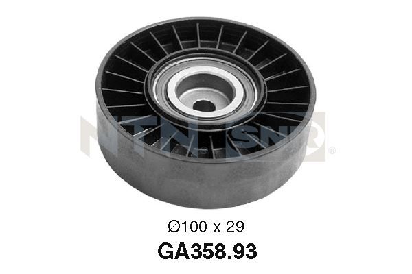 rolka kierunkowa / prowadząca, pasek klinowy zębaty SNR GA358.93