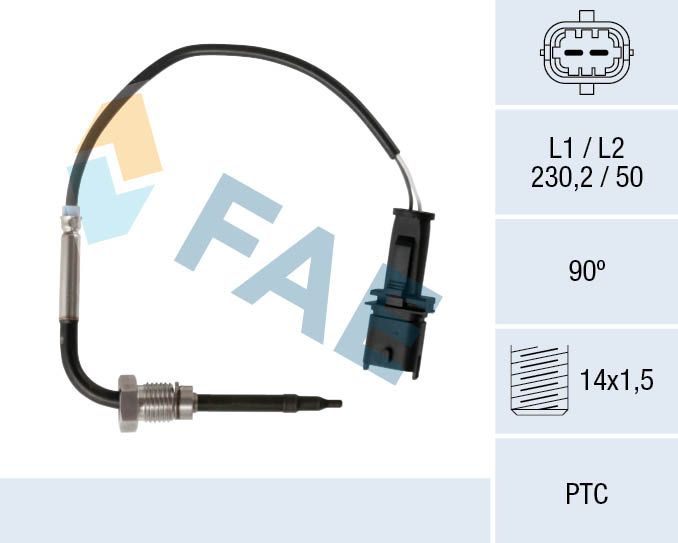czujnik, temperatura spalin FAE 68037