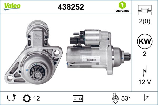 Rozrusznik VALEO 438252