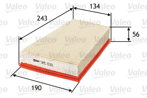 Filtr powietrza VALEO 585030
