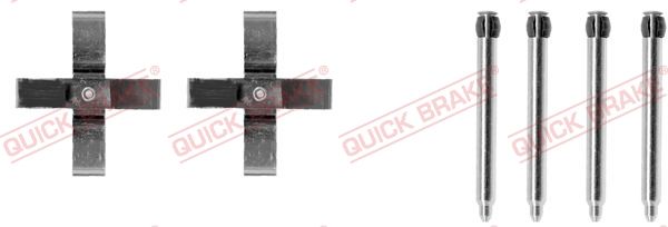 Zestaw akcesoriów, klocki hamulcowe QUICK BRAKE 109-1266