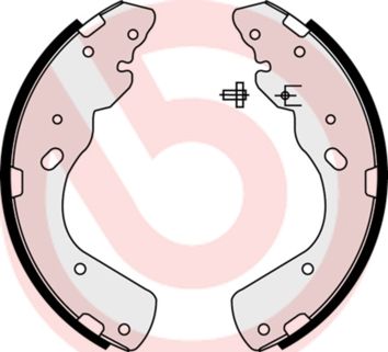 Zestaw szczęk hamulcowych BREMBO S 23 576