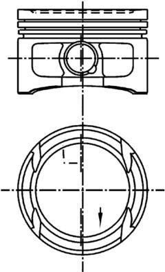 Tłok KOLBENSCHMIDT 99562600