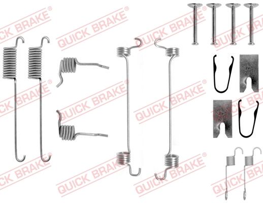 Zestaw akcesoriów, szczęki hamulcowe QUICK BRAKE 105-0751