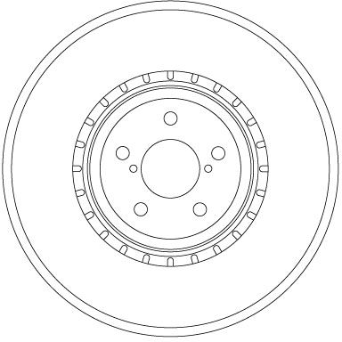 Tarcza hamulcowa TRW DF6923S