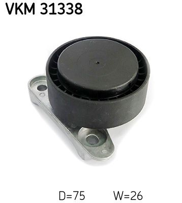 Rolka napinacza, pasek klinowy wielorowkowy SKF VKM31338