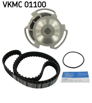Pompa wody + zestaw paska rozrządu SKF VKMC 01100