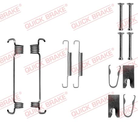 Zestaw akcesoriów, szczęki hamulcowe hamulca postojowego QUICK BRAKE 105-0875