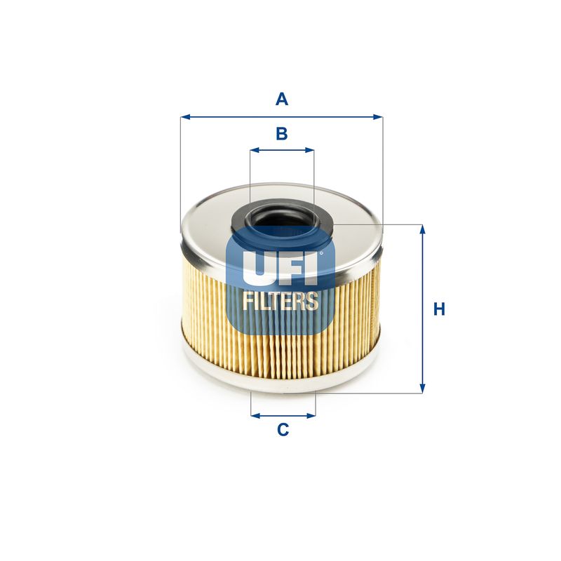 Filtr paliwa UFI 26.686.00