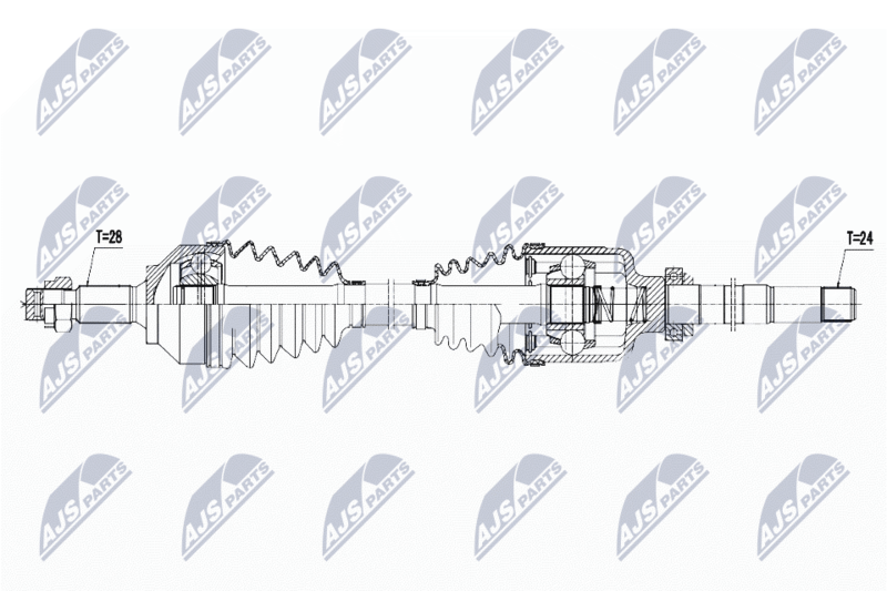 Wał napędowy NTY NPW-PE-029