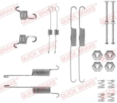 Zestaw akcesoriów, szczęki hamulcowe QUICK BRAKE 105-0809