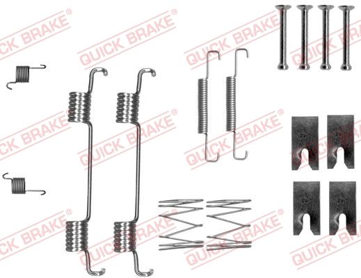 Zestaw akcesoriów, szczęki hamulcowe hamulca postojowego QUICK BRAKE 105-0023