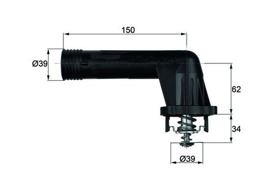 Termostat, płyn chłodzący MAHLE TI2095