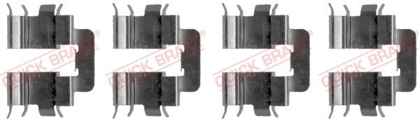 Zestaw akcesoriów, klocki hamulcowe QUICK BRAKE 109-1277
