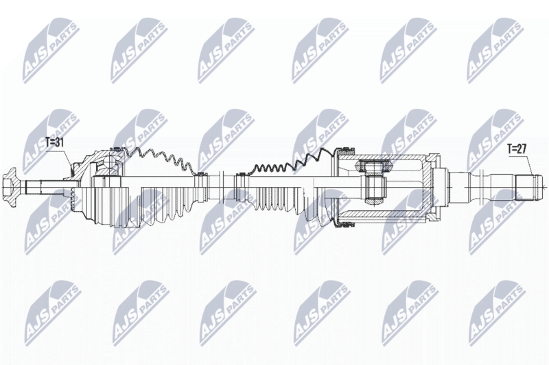 Wał napędowy NTY NPW-BM-027