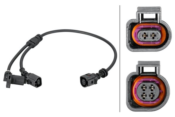 Czujnik, prędkość obrotowa koła HELLA 6PU012806-661