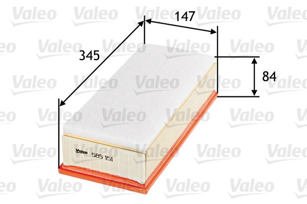 Filtr powietrza VALEO 585151