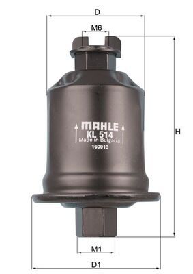 Filtr paliwa KNECHT KL 514