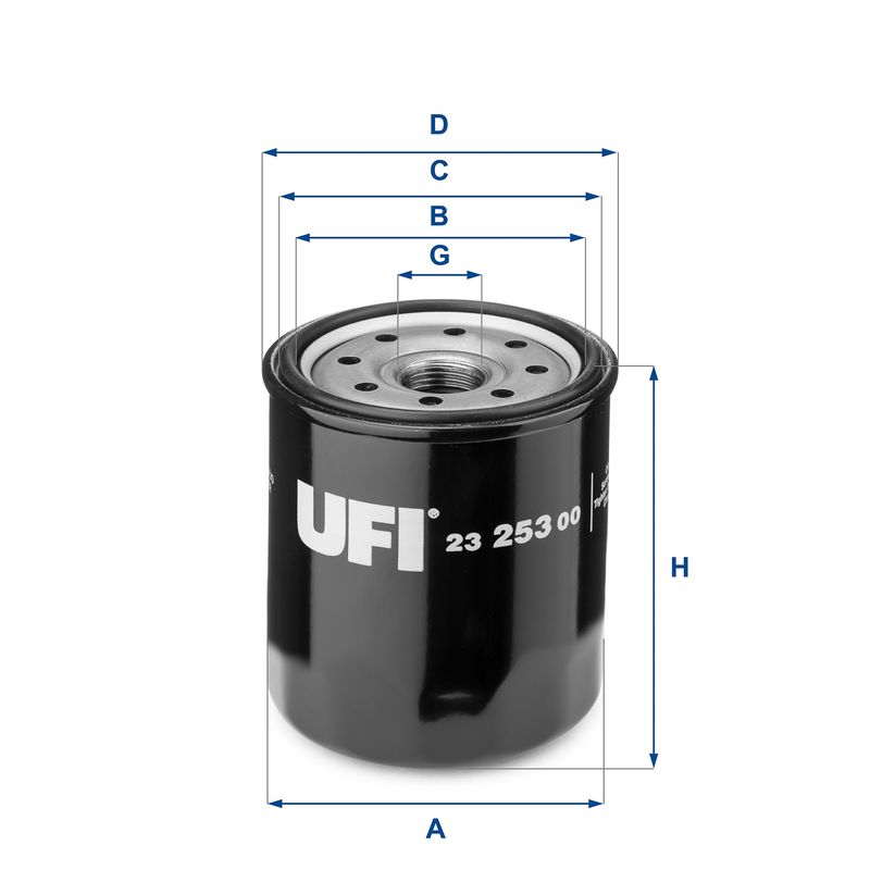 Filtr oleju UFI 23.253.00