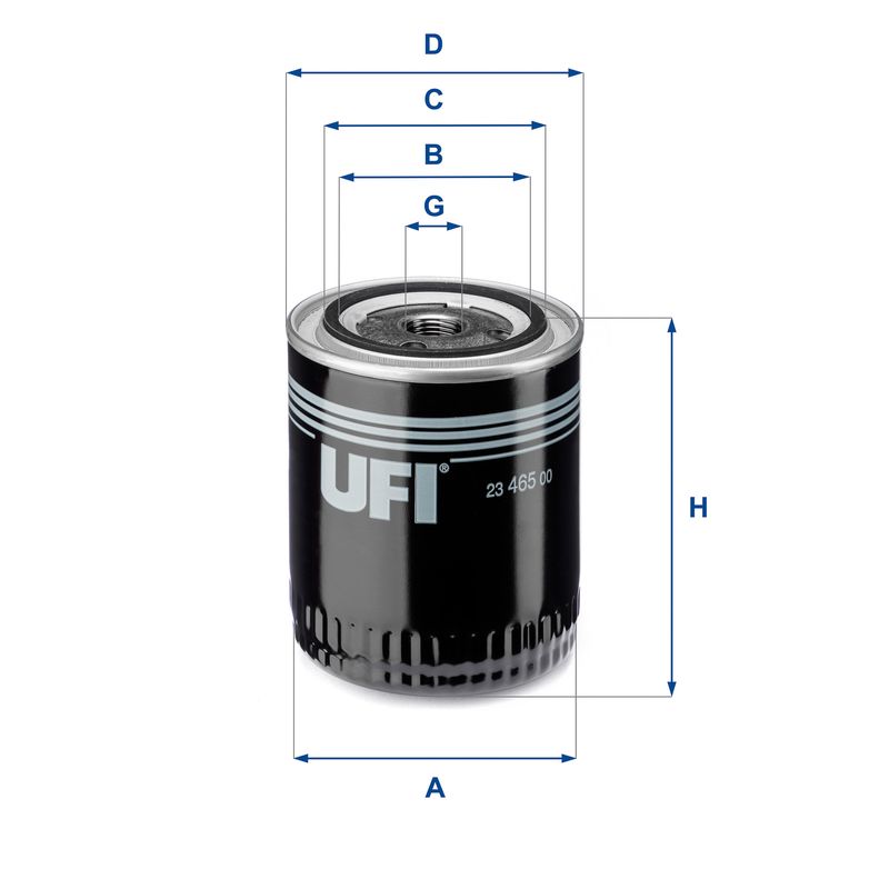 Filtr oleju UFI 23.465.00