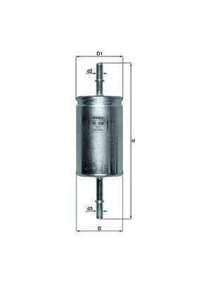 Filtr paliwa KNECHT KL 559
