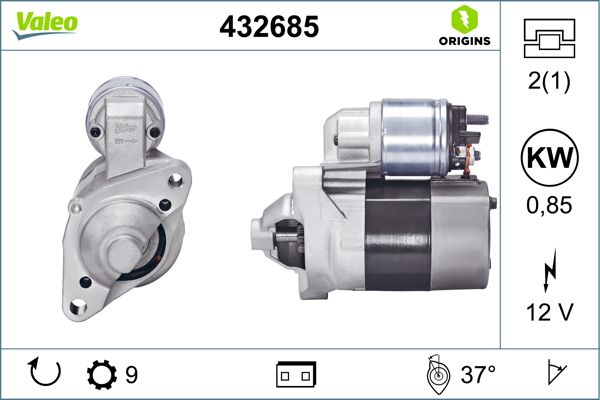 Rozrusznik VALEO 432685