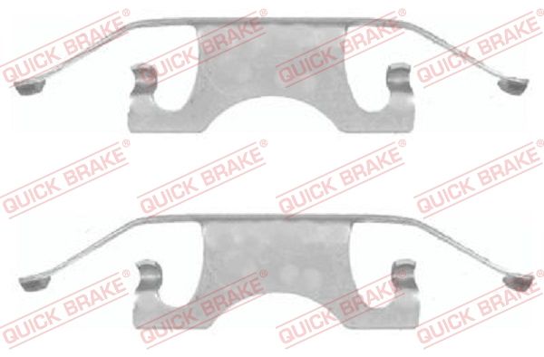 Zestaw akcesoriów, klocki hamulcowe QUICK BRAKE 109-1640