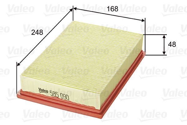 Filtr powietrza VALEO 585090